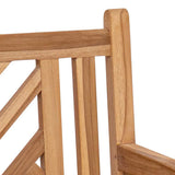 vidaXL Garden Bench 114 x 60 x 90 cm Solid Teakwood