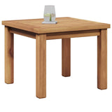 vidaXL Salontafel Bruin 45 x 45 x 36 cm Massief Teakhout