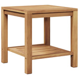 vidaXL Salontafel Bruin 45 x 45 x 45 cm Massief teakhout
