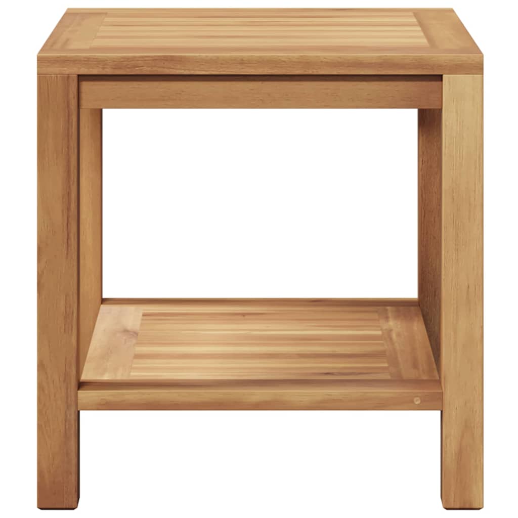 vidaXL Salontafel Bruin 45 x 45 x 45 cm Massief teakhout