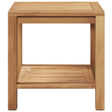vidaXL Salontafel Bruin 45 x 45 x 45 cm Massief teakhout