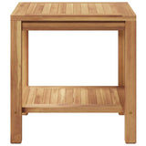 vidaXL Salontafel Bruin 45 x 45 x 45 cm Massief teakhout