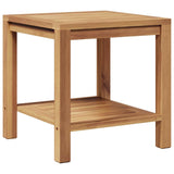 vidaXL Salontafel Bruin 45 x 45 x 45 cm Massief teakhout