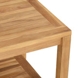 vidaXL Salontafel Bruin 45 x 45 x 45 cm Massief teakhout