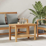 vidaXL Salontafel Bruin 45 x 45 x 45 cm Massief teakhout