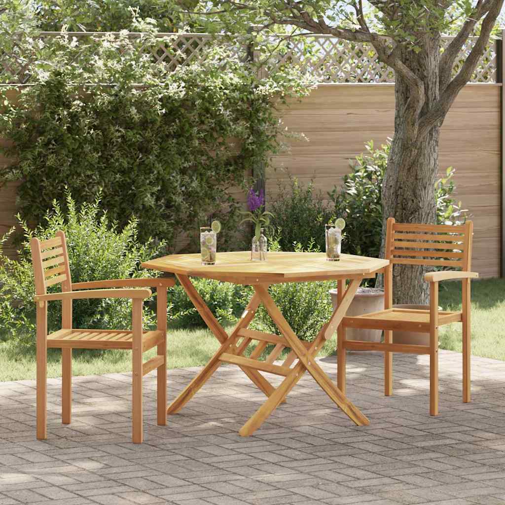 vidaXL Stoel 4 pcs Bruin 56 x 55 x 90.5 cm Massief Teakhout