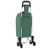 vidaXL Winkelwagen Blauw 39,5 x 33 x 93 cm Oxford stof