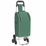 vidaXL Winkelwagen Blauw 39,5 x 33 x 93 cm Oxford stof