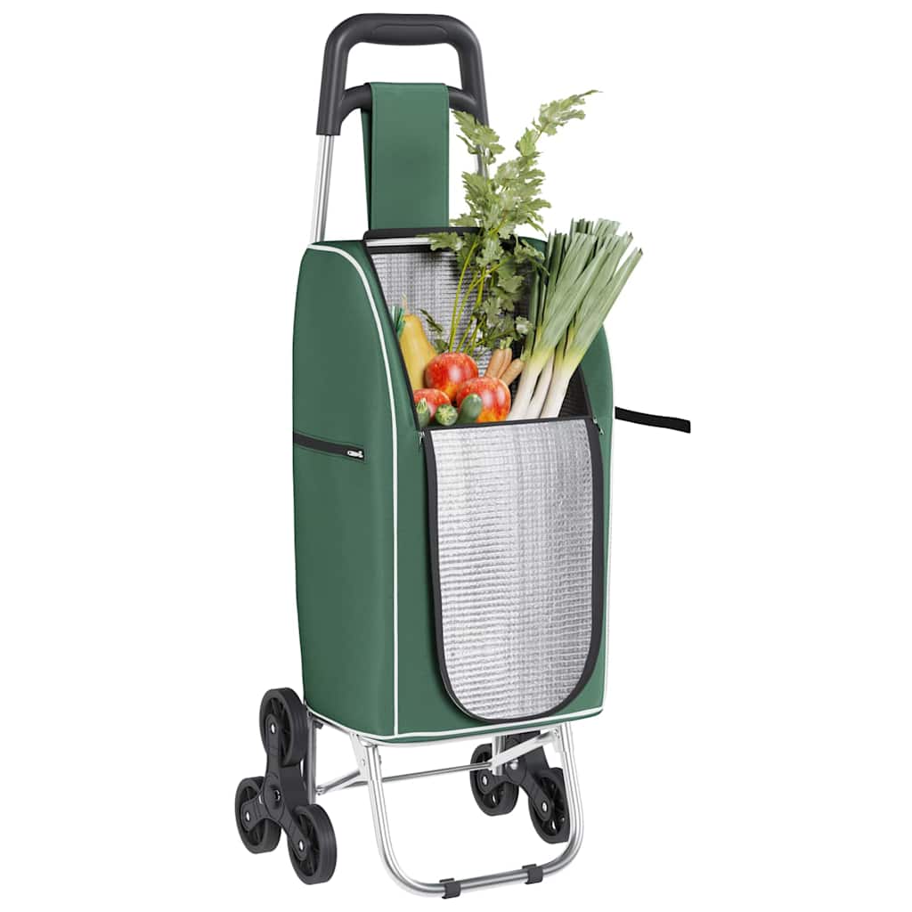 vidaXL Winkelwagen Blauw 39,5 x 33 x 93 cm Oxford stof