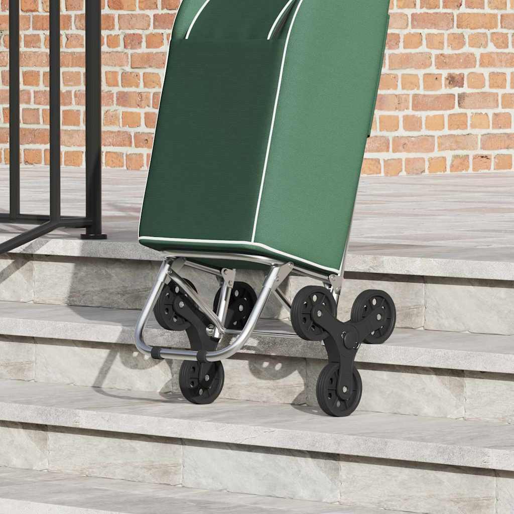 vidaXL Winkelwagen Blauw 39,5 x 33 x 93 cm Oxford stof