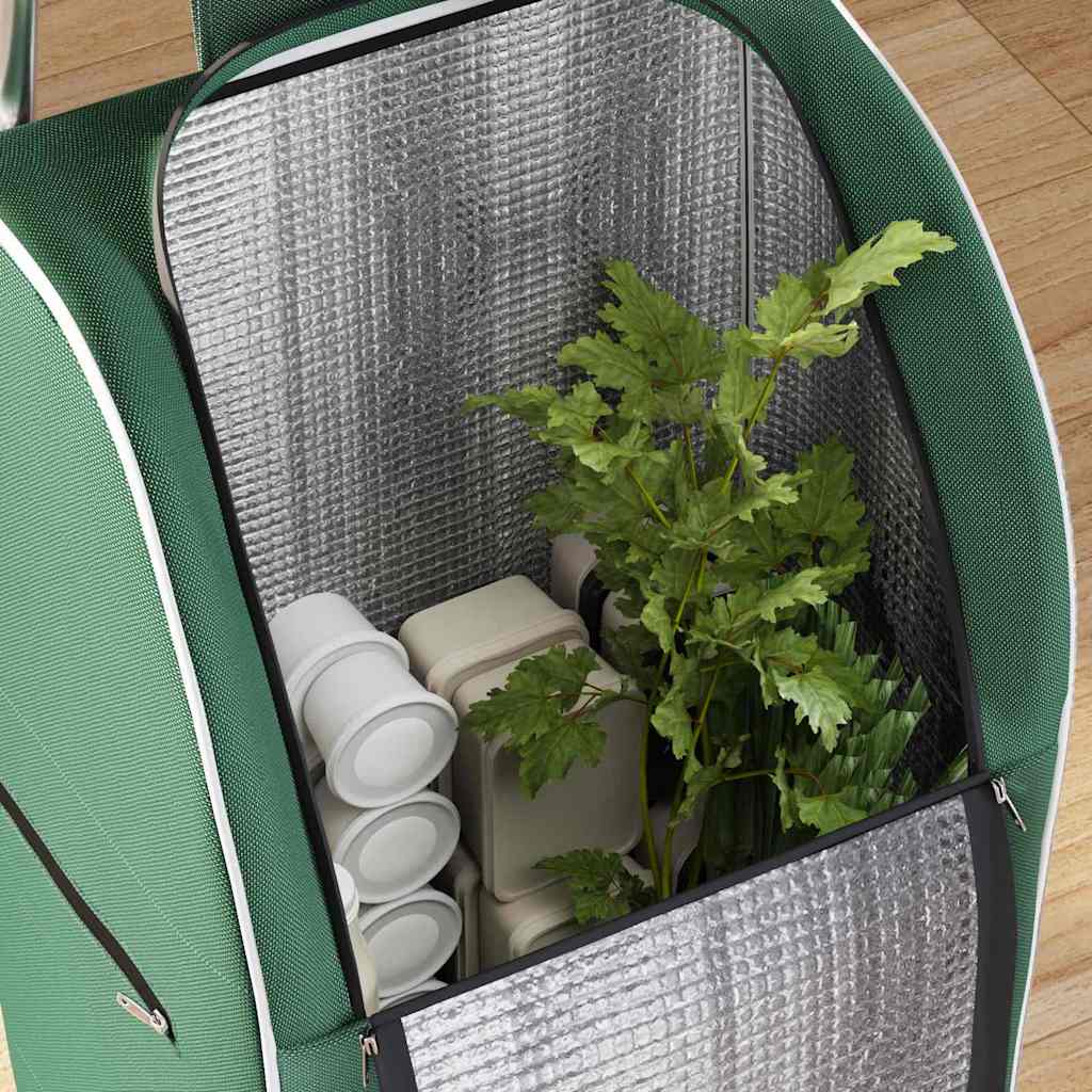 vidaXL Winkelwagen Blauw 39,5 x 33 x 93 cm Oxford stof