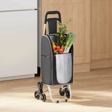 vidaXL Winkelwagen Blauw 39,5 x 33 x 93 cm Oxford stof