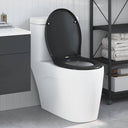 vidaXL Toiletbril Antraciet 47 x 37 x 4 cm Duroplast