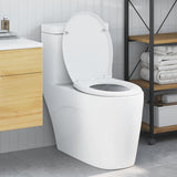 vidaXL Toiletbril Antraciet 47 x 37 x 4 cm Duroplast