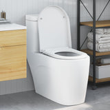 vidaXL Toiletbril Antraciet 49 x 36 x 4 cm Duroplast