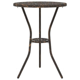vidaXL Tuin Bistro Set 3 pcs Brons Aluminium