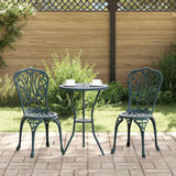 vidaXL Tuin Bistro Set 3 pcs Brons Aluminium