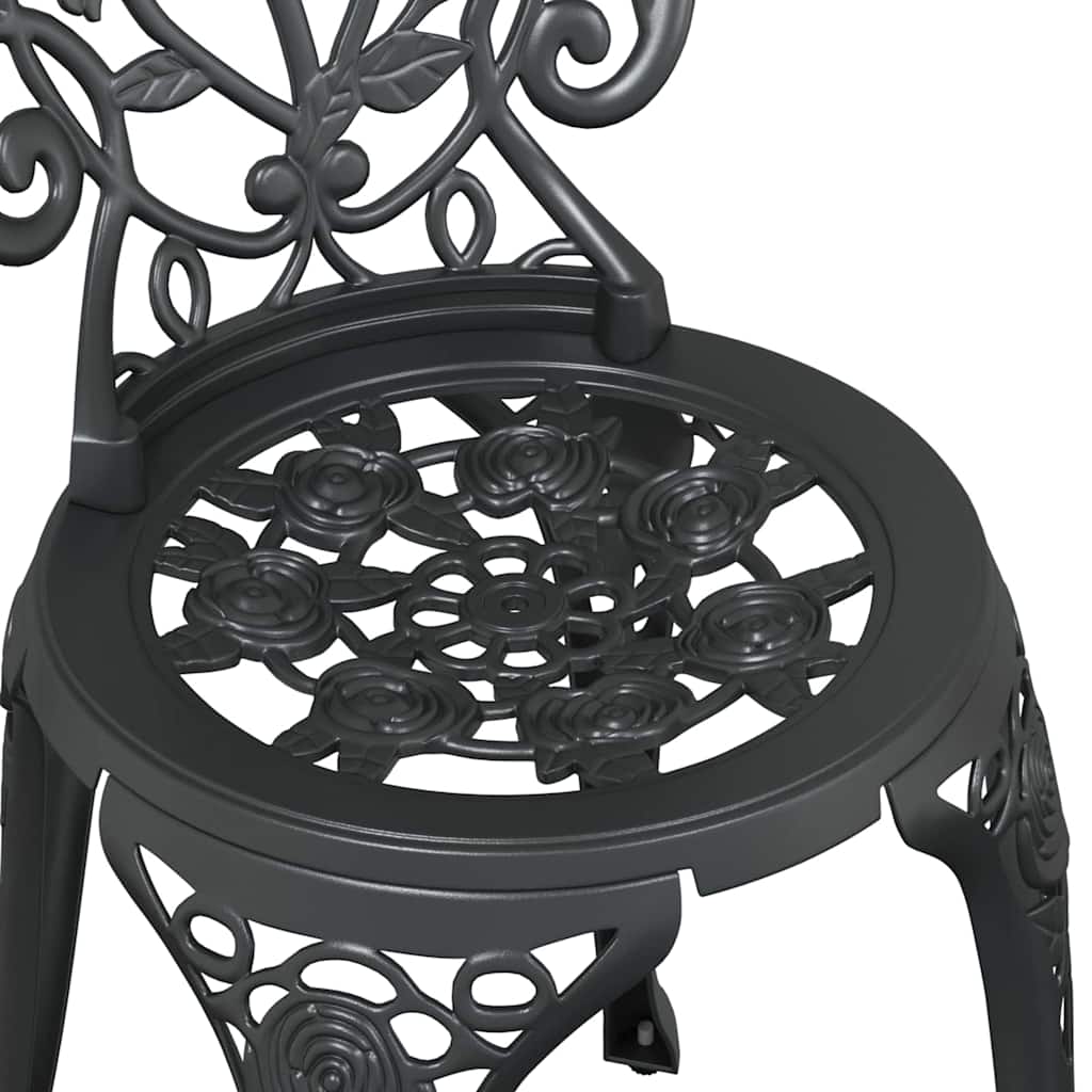 vidaXL Tuin Bistro Set 3 pcs Brons Aluminium