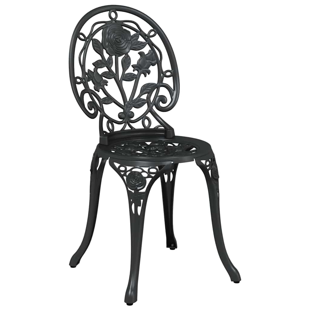 vidaXL Tuin Bistro Set 3 pcs Brons Aluminium