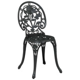 vidaXL Tuin Bistro Set 3 pcs Brons Aluminium
