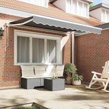 vidaXL Zonnescherm Frame Wit 2,5 x 2 m Poedergecoat staal