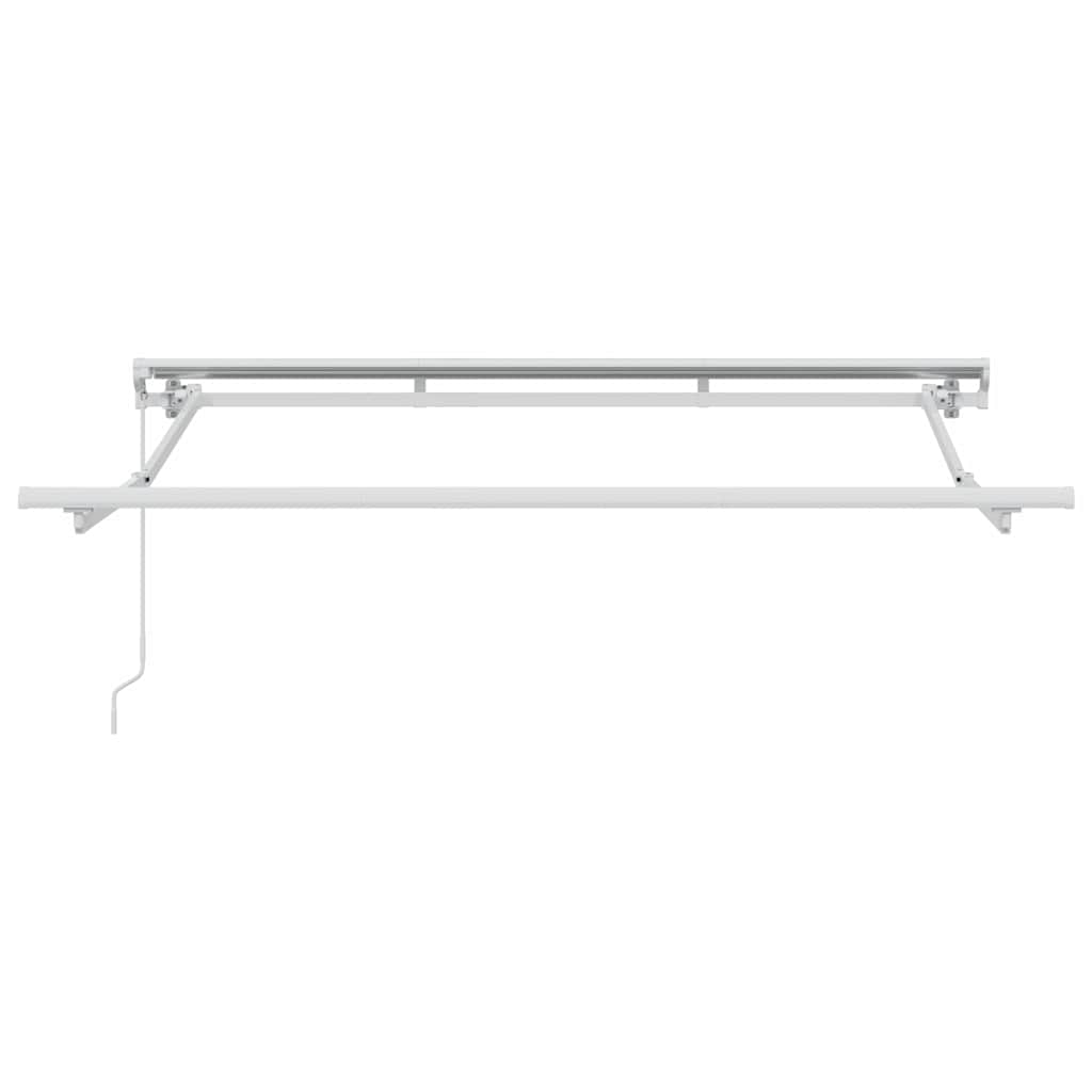 vidaXL Zonnescherm Frame Wit 2,5 x 2 m Poedergecoat staal