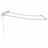 vidaXL Zonnescherm Frame Wit 2,5 x 2 m Poedergecoat staal