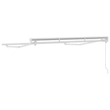 vidaXL Zonnescherm Frame Wit 2,5 x 2 m Poedergecoat staal