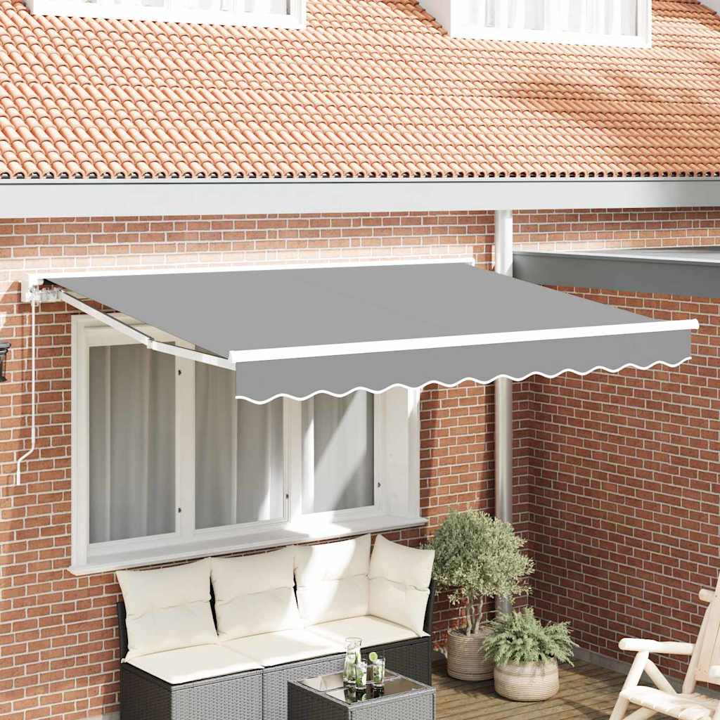 vidaXL Zonnescherm Frame Wit 2,5 x 2 m Poedergecoat staal