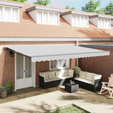 vidaXL Zonnescherm Frame Wit 2,5 x 2 m Poedergecoat staal