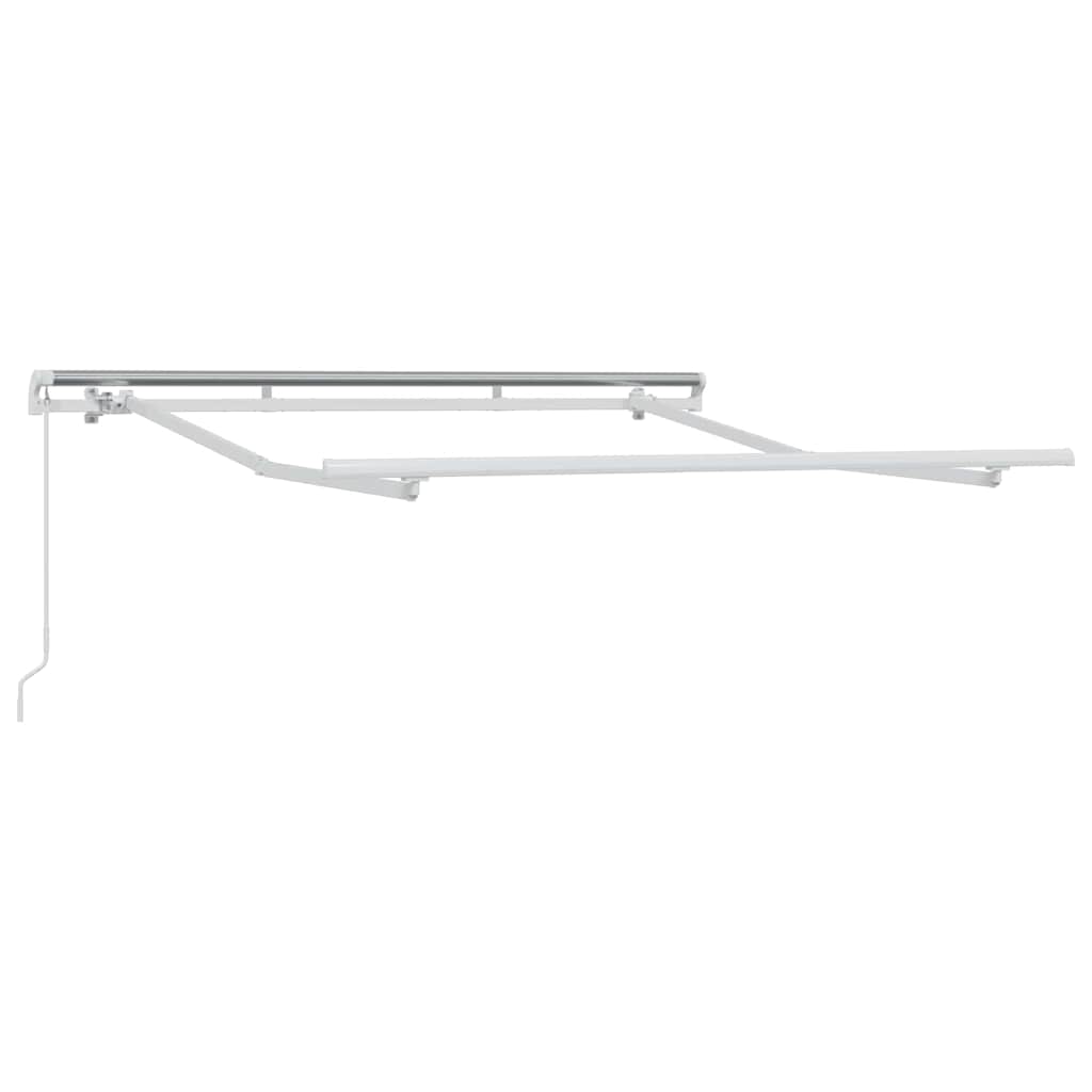 vidaXL Zonnescherm Frame Wit 2,5 x 2 m Metaal