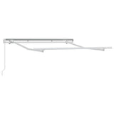vidaXL Zonnescherm Frame Wit 2,5 x 2 m Metaal