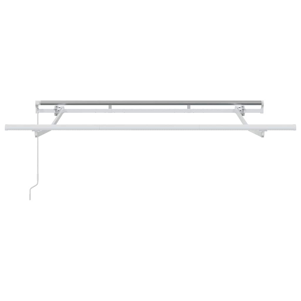 vidaXL Zonnescherm Frame Wit 2,5 x 2 m Metaal