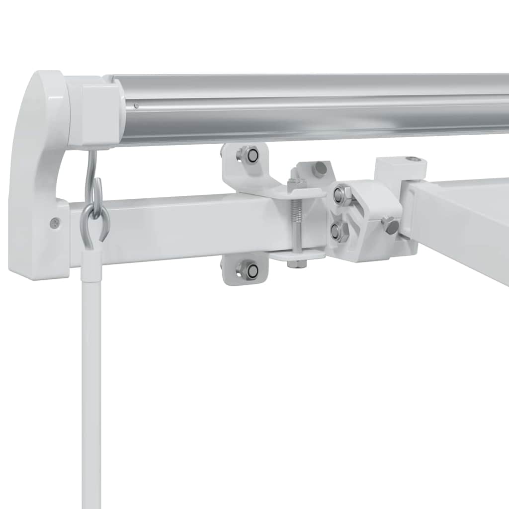 vidaXL Zonnescherm Frame Wit 2,5 x 2 m Metaal