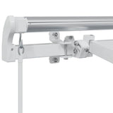 vidaXL Zonnescherm Frame Wit 2,5 x 2 m Metaal