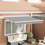 vidaXL Zonnescherm Frame Wit 2,5 x 2 m Metaal