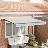 vidaXL Zonnescherm Frame Wit 2,5 x 2 m Metaal
