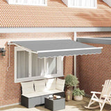 vidaXL Zonnescherm Frame Wit 2,5 x 2 m Metaal