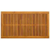 vidaXL Tuinopslagdoos 185 L Massief Acacia Hout 60 x 50 x 56 cm Zwart