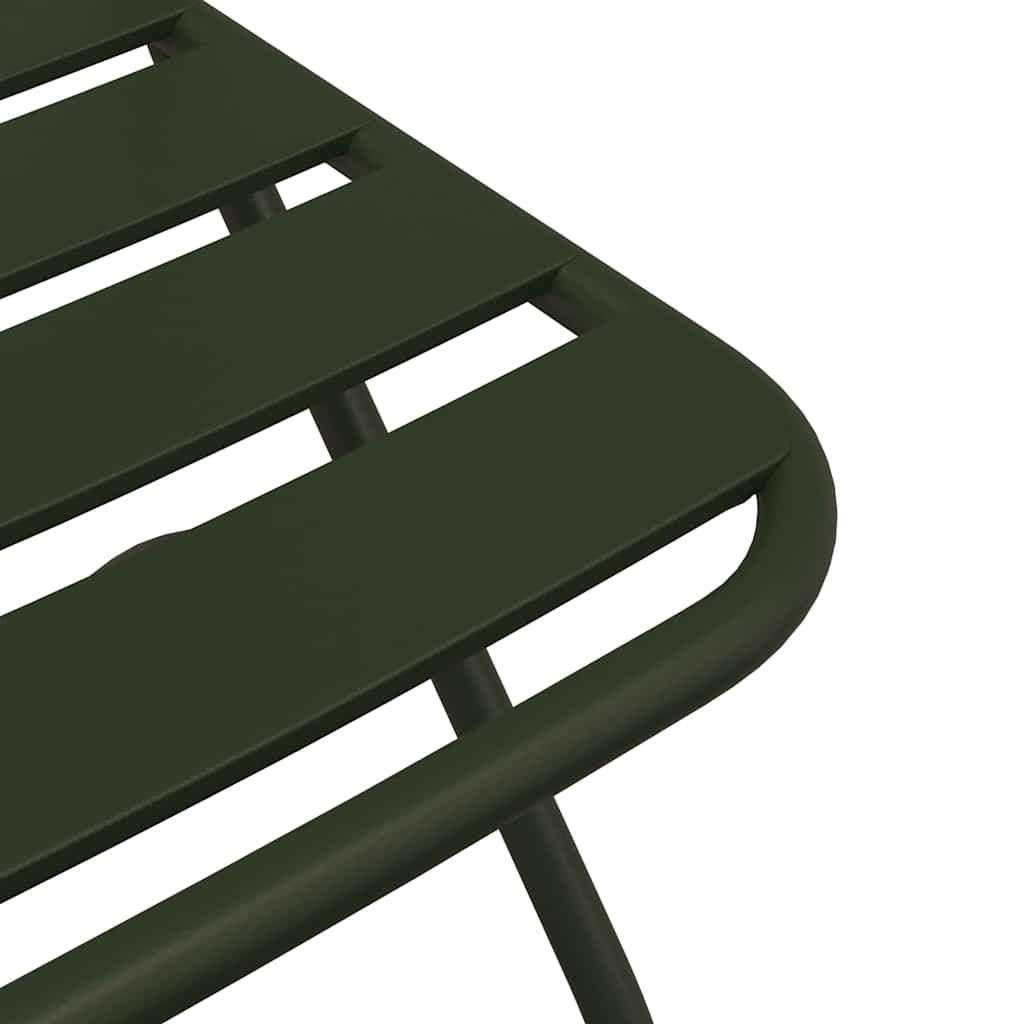 vidaXL Tuinstoel Die Opgevouwen Kan Worden 2 pcs Groen 42 x 52 x 82cm
