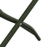 vidaXL Tuinstoel Die Opgevouwen Kan Worden 2 pcs Groen 42 x 52 x 82cm