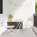 vidaXL Tuinstoel Die Opgevouwen Kan Worden 2 pcs Groen 42 x 52 x 82cm