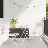 vidaXL Tuinstoel Die Opgevouwen Kan Worden 2 pcs Groen 42 x 52 x 82cm