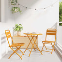 vidaXL Tuinstoel Die Opgevouwen Kan Worden 2 pcs Groen 42 x 52 x 82cm
