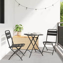 vidaXL Tuinstoel Die Opgevouwen Kan Worden 2 pcs Groen 42 x 52 x 82cm