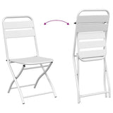 vidaXL Bistroset 3 pcs Groen Staal