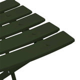 vidaXL Tuinstoel Die Opgevouwen Kan Worden 2 pcs Groen 42 x 46 x 82cm