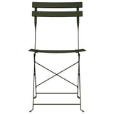 vidaXL Tuinstoel Die Opgevouwen Kan Worden 2 pcs Groen 42 x 46 x 82cm