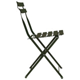 vidaXL Tuinstoel Die Opgevouwen Kan Worden 2 pcs Groen 42 x 46 x 82cm