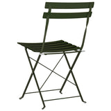 vidaXL Tuinstoel Die Opgevouwen Kan Worden 2 pcs Groen 42 x 46 x 82cm